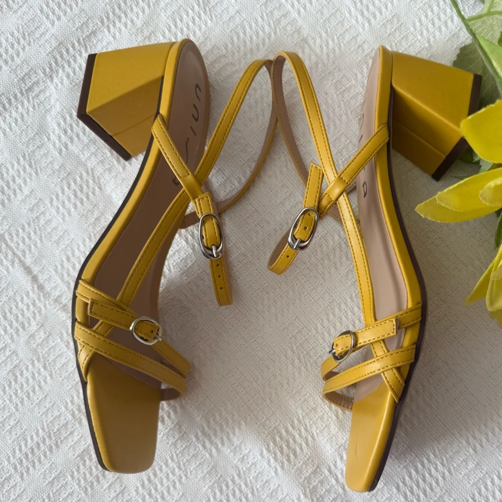 Unisa Mustard Yellow Strappy Sandals
New - Picture 7 of 8